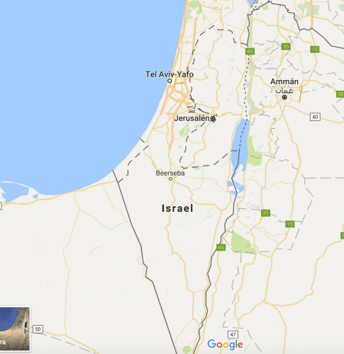 Google borra Palestina del Mapa